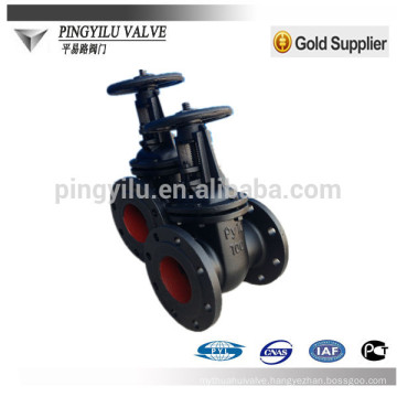 pound and light grade double disc gost gate valve Z44T-10 hot products in russia for 2014